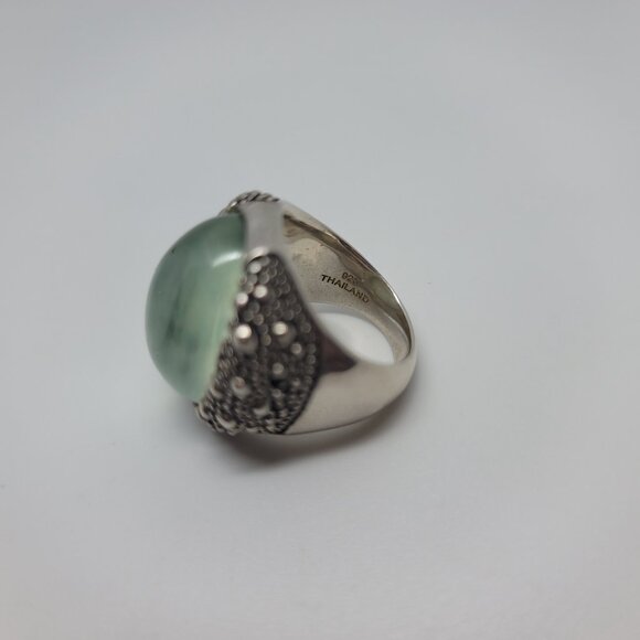 Mother of Pearl & Sterling "Starry Night" Ring - Picture 3 of 5